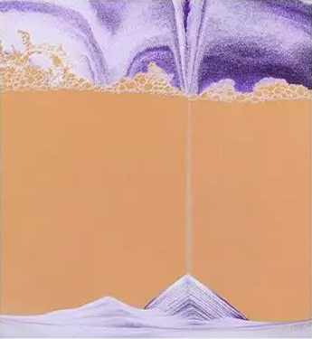 falling sandscape art